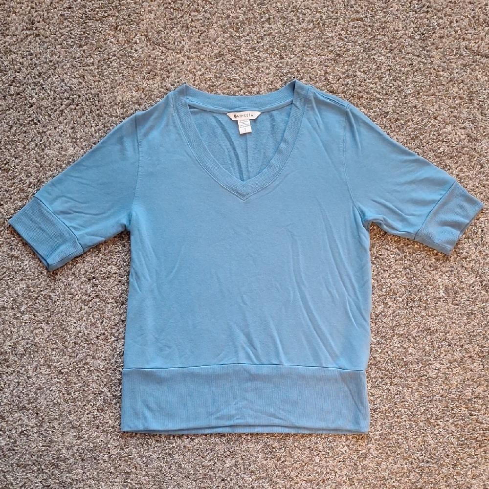 Athleta Womens Step Forward Blue Sweatshirt